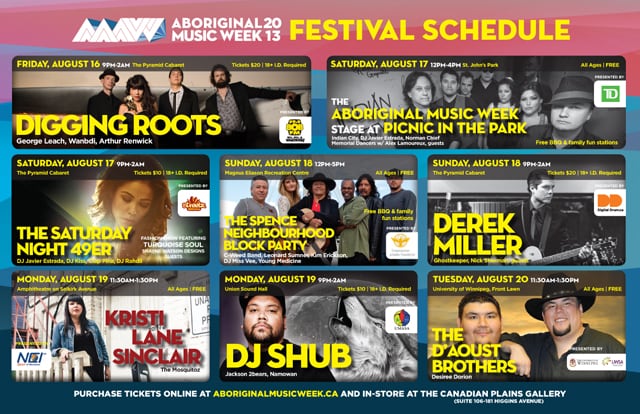 The festival program